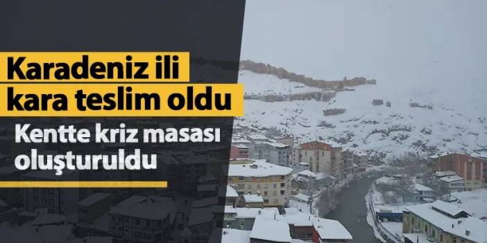 Bayburt'ta kriz masası oluşturuldu