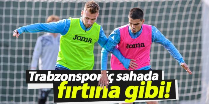 Trabzonspor iç sahada fırtına gibi!