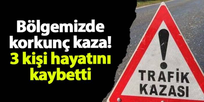 Ordu’da korkunç kaza! 3 kişi hayatını kaybetti