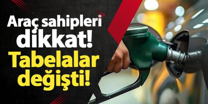 Benzine yeni zam! Fiyatlar tabelaları değiştirdi! 28 Kasım 2024 güncel akaryakıt fiyatları