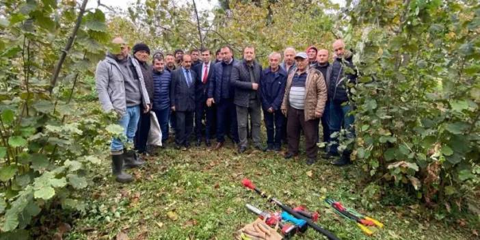 Giresun’da fındık verimini artıracak eğitim! Üreticiler sertifikalarını aldı