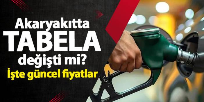 Akaryakıt fiyatları değişti mi? İşte 29 Kasım 2024 güncel benzin, motorin ve LPG fiyatları