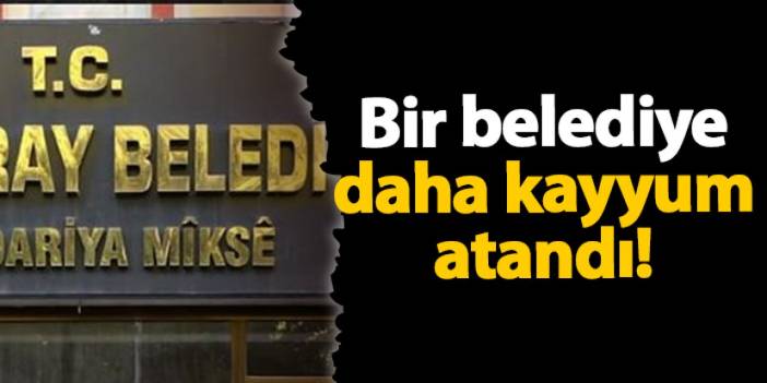 Van'ın Bahçesaray Belediyesi'ne kayyum atandı