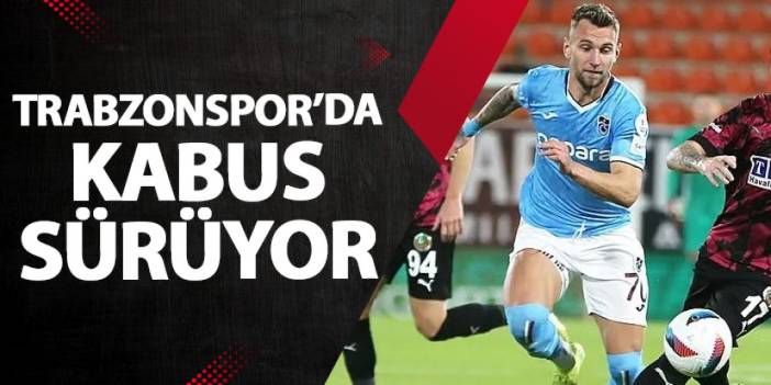 Trabzonspor’un deplasman kabusu sürüyor