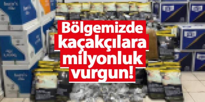 Samsun’da dev operasyon: 1 milyon 290 bin makaron ele geçirildi!