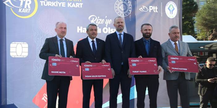 "Türkiye Kart" Rize'de uygulamaya geçti