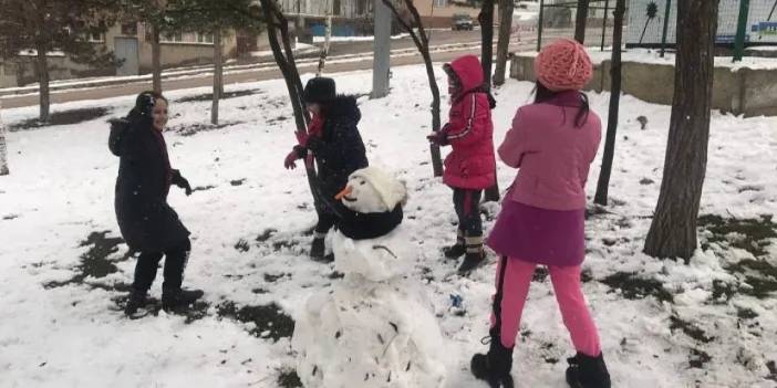 Bayburt’ta çocuklar karın keyfini çıkardı!