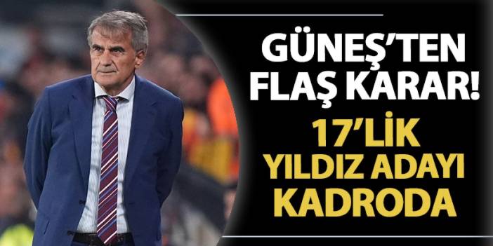 Trabzonspor'da Güneş'ten flaş karar! 17'lik yıldız adayı derbide kadroda