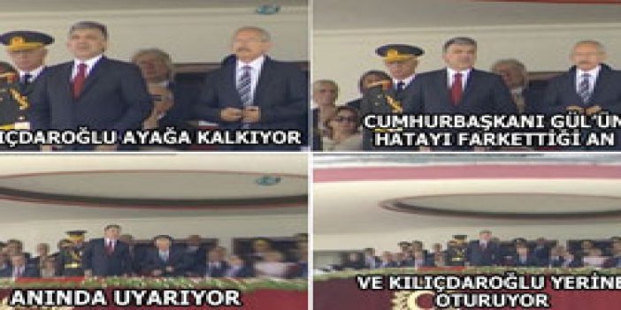 Kılıçdaroğlu kalktı, Gül oturttu