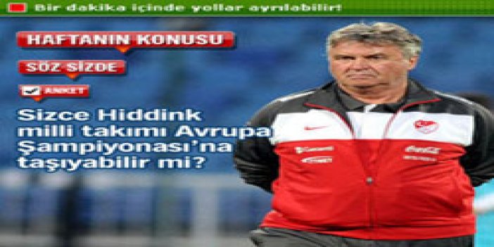 Hiddink ne yapmalı.?