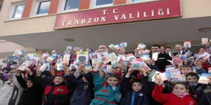 Trabzon'a 110 bin kitap verildi