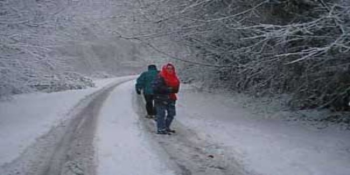 Karadeniz'e ulaşıma kar engeli