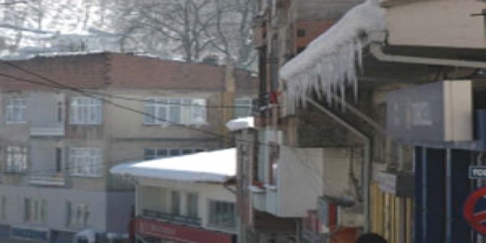 Ordu'da su boruları dondu