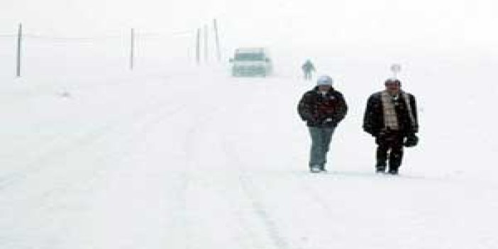 Erzurum'da çığ uyarısı