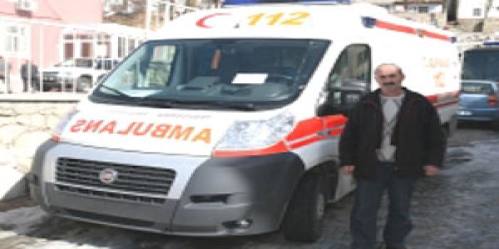 Gümüşhane'ye yeni ambulans