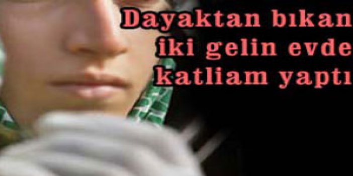 Gelinlerin dayak intikamı