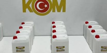 Samsun'da  yılbaşı öncesi sahte alkol operasyonu