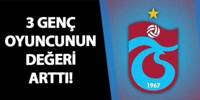 Trabzonspor'da 3 genç oyuncu değerlendi!