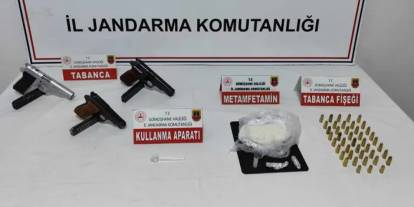 Gümüşhane’de zehir operasyonu! 99.3 gram metamfetamin ele geçirildi