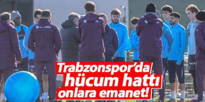 Trabzonspor’da hücum hattı onlara emanet!