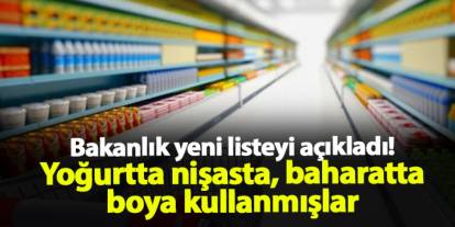 Bakanlık yeni listeyi açıkladı: Köftede kanatlı eti, yoğurtta nişasta!