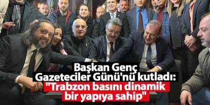 Başkan Genç Gazeteciler Günü'nü kutladı: "Trabzon basını dinamik bir yapıya sahip"