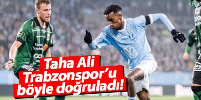 Taha Ali’den Trabzonspor açıklaması: "Büyük bir kulüp..."