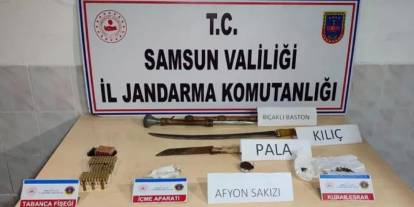 Samsun’da jandarmadan uyuşturucu operasyonu! 2 kişi gözaltında