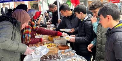 Çaykara'da Gazze yararına kermes