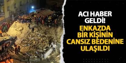 Konya’dan acı haber geldi! Enkazda bir kişinin cansız bedenine ulaşıldı