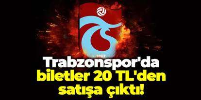 Trabzonspor-Bandırma Bordo basketbol maçı biletleri satışta!