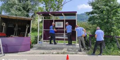 Ordu’da duraklar hükümlüler tarafından üretildi!