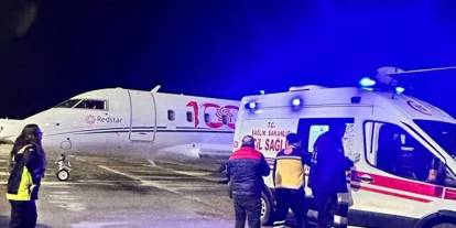 Rize'de tedavi gören çocuk ambulans uçakla Ankara'ya sevk edildi