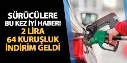 Akaryakıta 2 lira 64 kuruşluk indirim! Trabzon'da güncel fiyat ne kadar?