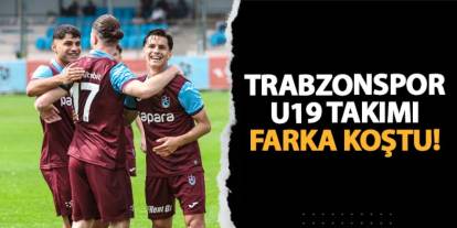 Trabzonspor U19 takımı Eyüspor karşısında farka koştu!