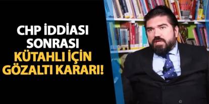 Rasim Ozan Kütahyalı için gözaltı kararı! Tutuklandı mı? Neden gözaltına alındı?