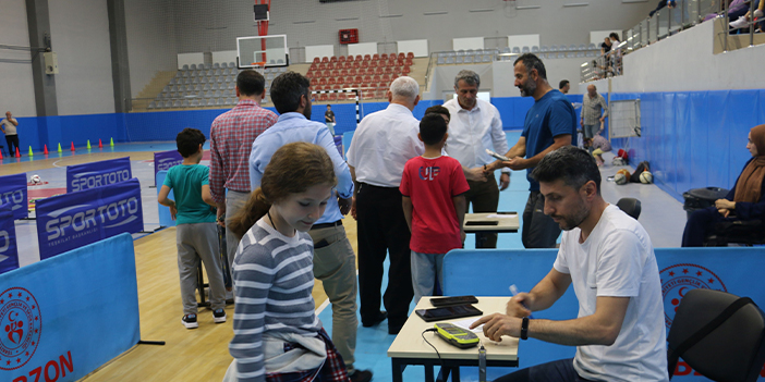 Of'ta öğrencilere yetenek taraması yapıldı