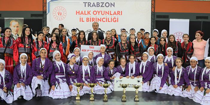 Trabzon'da Halk Oyunları İl Birinciliği yapıldı