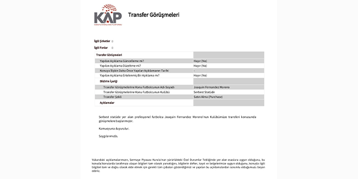 Trabzonspor yeni transferi resmen açıkladı