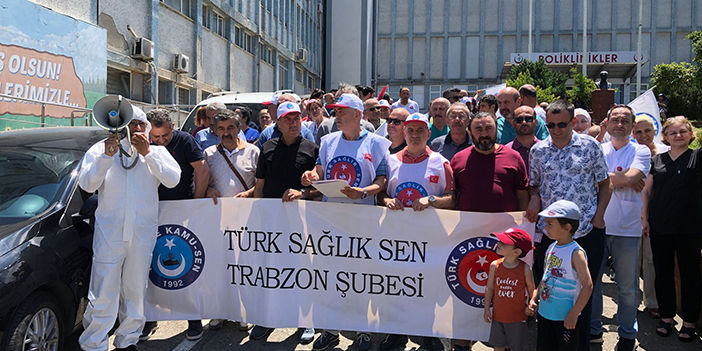 Trabzon’da sağlıkçılardan ek zam talebi! "Hak ettiğimiz ücreti istiyoruz"