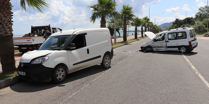 Ordu'da trafik kazası! 2 kişi yaralandı