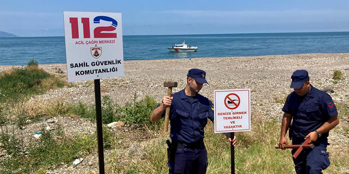 Trabzon'da vatandaşlar boğulma tehlikelerine karşı uyarılıyor