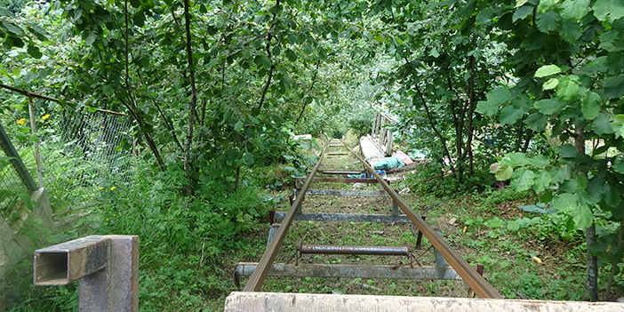 Trabzon'da evini yaptırmak için yol olmayınca bakın ne yaptı