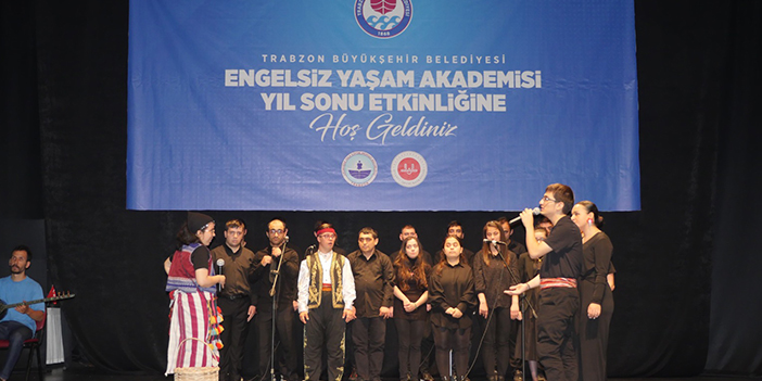 Trabzon’ da engelsiz yaşam akademisi yılsonu etkinliği düzenledi