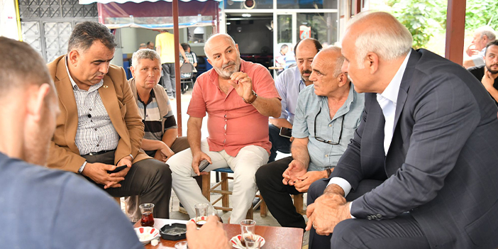 Başkan Zorluoğlu'ndan mahallelere ziyaret! Sıkıntıları dinledi