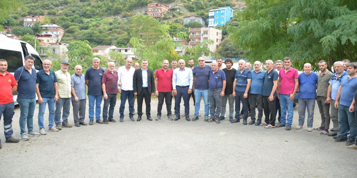 Trabzon'da Başkan Zorluoğlu'ndan sanayi esnafına ziyaret