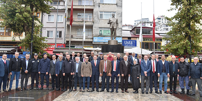 Giresun'da "19 Ekim Muhtarlar Günü" için tören düzenlendi