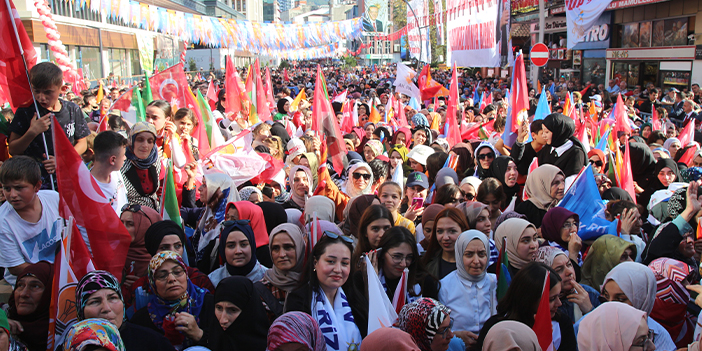 Cumhurbaşkanı Erdoğan Rize'de konuştu! "Gazze için gözükenden fazlasını yapıyoruz"