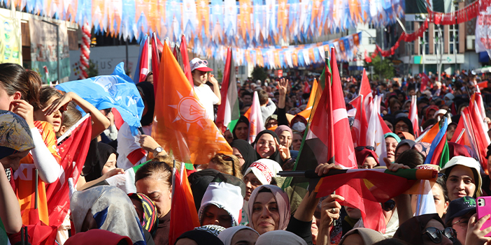 Cumhurbaşkanı Erdoğan Rize'de konuştu! "Gazze için gözükenden fazlasını yapıyoruz"