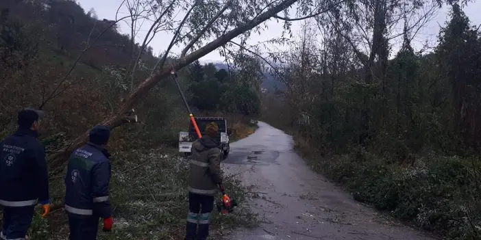 Trabzon'da ekipler gece boyu teyakkuzdaydı! 318 olaya müdahale edildi